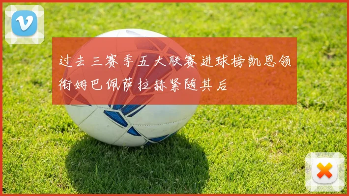 过去三赛季五大联赛进球榜凯恩领衔姆巴佩萨拉赫紧随其后